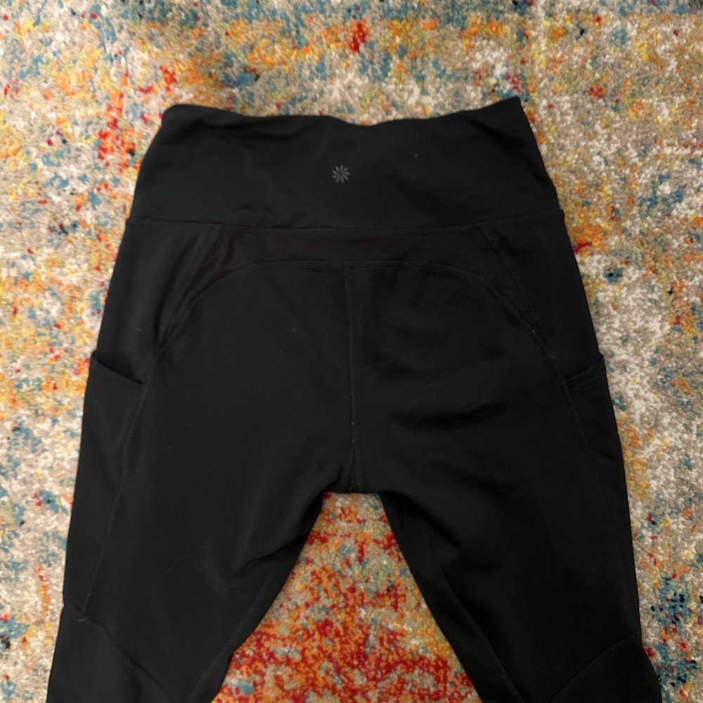 Black Athleta Leggings with Zipper Pockets - Picture 8 of 8